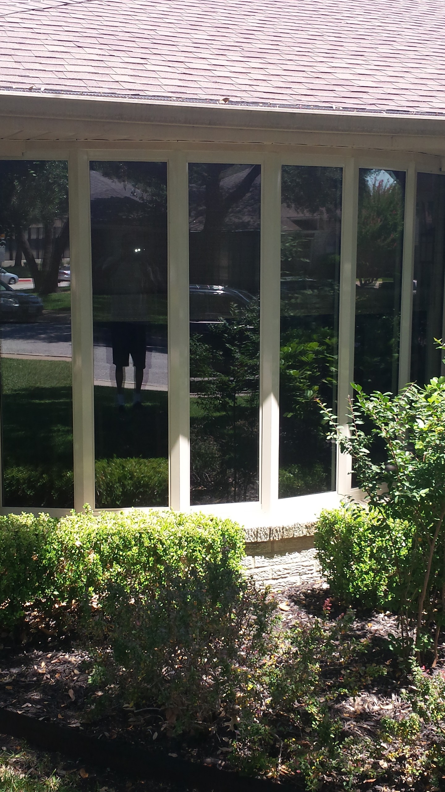Multi-panel vinyl bay window offering expansive natural light