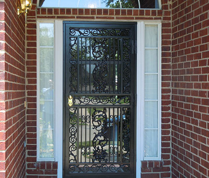 Custom Security Doors – Burglar Bars in Dallas | Window Guards | Security  Bars